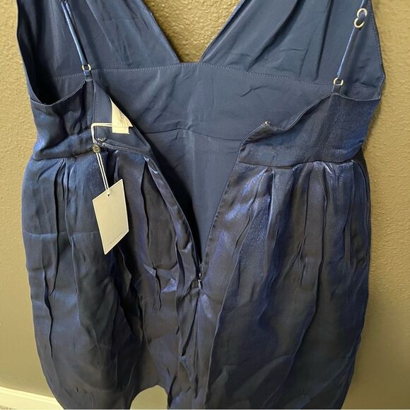 NWT Revolve x Lovers and Friends Edite Mini Dress in Sapphire Blue | Size S - Picture 7 of 11